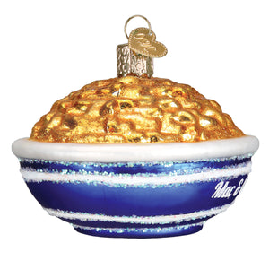 Bowl Of Mac & Cheese Christmas Ornament