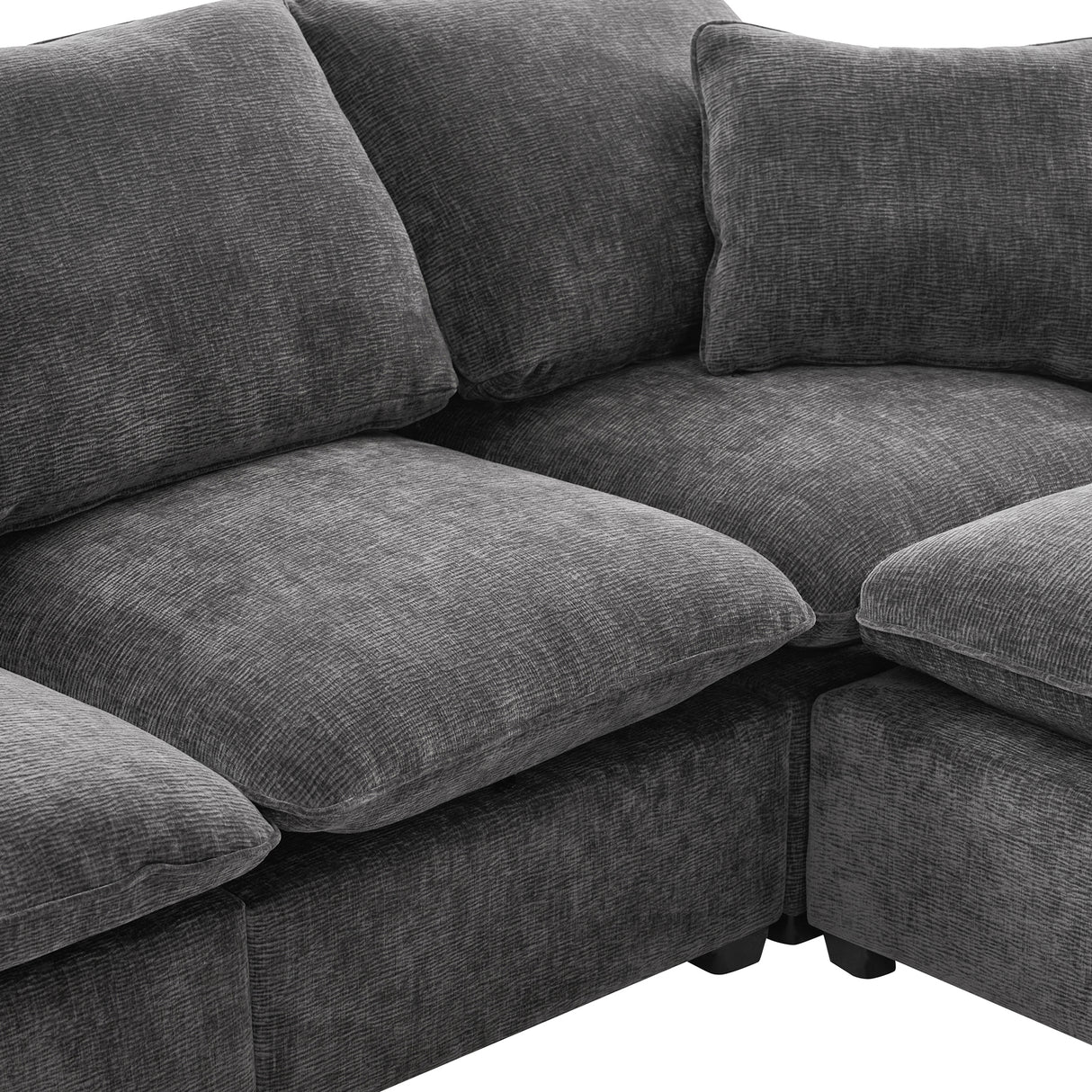 The Katherine Customizable Modular Chenille Sectional