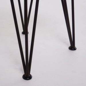 Zion - Outdoor Industrial Iron And Coffee Table - Teak