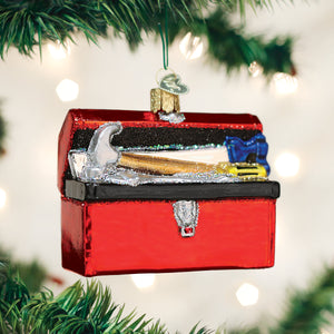 Toolbox Ornament 3 x 3 x 1.75 Inches