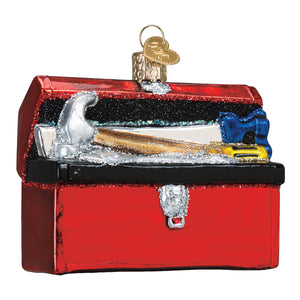 Toolbox Ornament 3 x 3 x 1.75 Inches