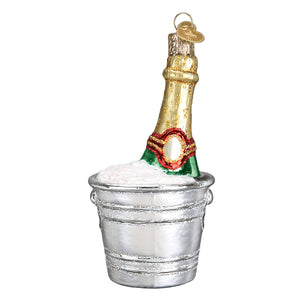 Chilled Champagne Christmas Ornament