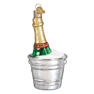 Chilled Champagne Christmas Ornament