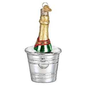 Chilled Champagne Christmas Ornament
