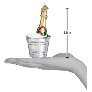 Chilled Champagne Christmas Ornament