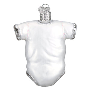 White Baby Onesie Ornament