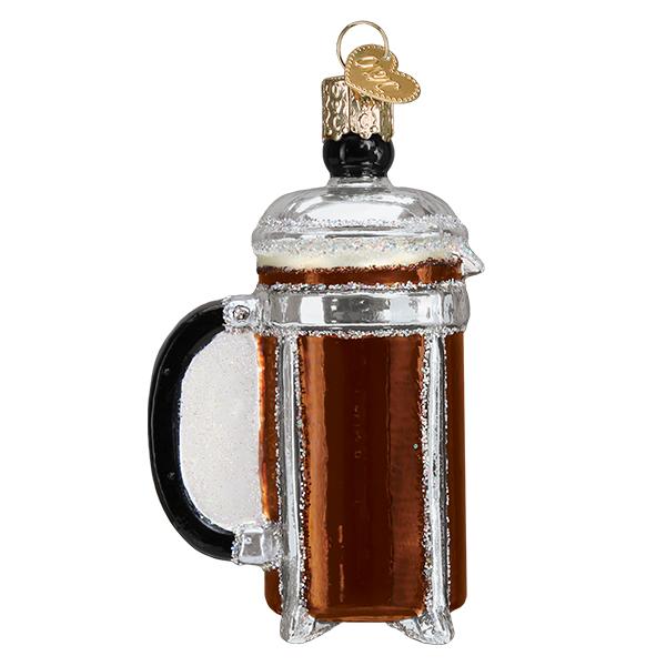 French Coffee Press by Old World Christmas