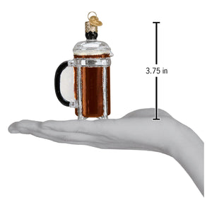 French Coffee Press by Old World Christmas