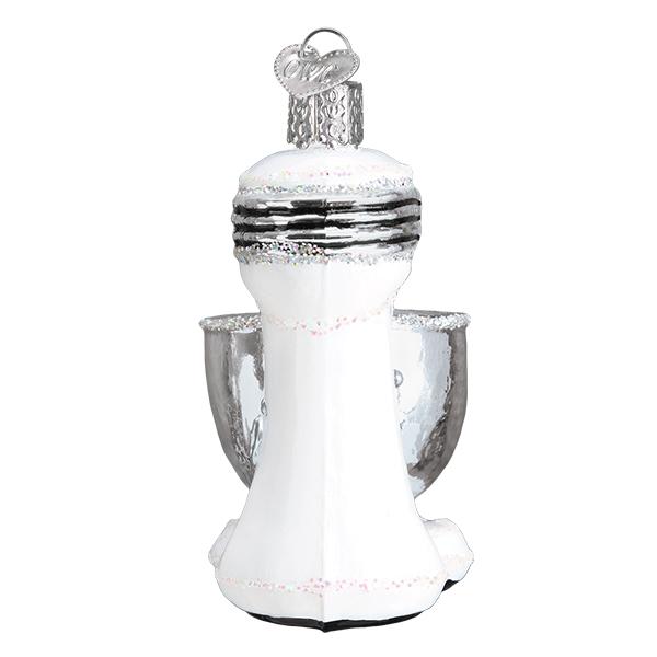 White Mixer Ornament by Old World Christmas