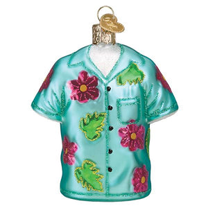 Hawaiian Shirt Christmas Ornament