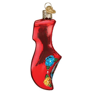 Wooden Clog Ornament Handcrafted Christmas Decoration