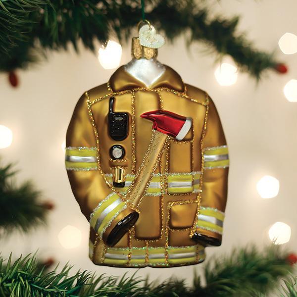 Firefighter's Coat Ornament by Old World Christmas