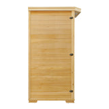JOMEED's 6.2 Foot 2 Person Compact Home Wooden Sauna with Digital Control System