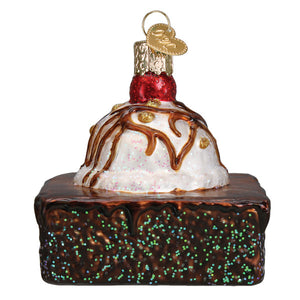 Brownie A La Mode Christmas Ornament
