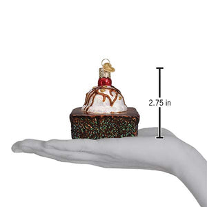 Brownie A La Mode Christmas Ornament