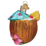 Tropical Coconut Drink Ornament