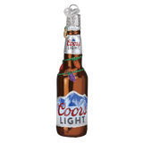 Holiday Coors Light Bottle Ornament