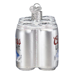 Coors Light Six Pack Christmas Ornament