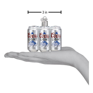 Coors Light Six Pack Christmas Ornament