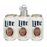 Miller Lite Six Pack Ornament