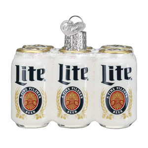 Miller Lite Six Pack Ornament