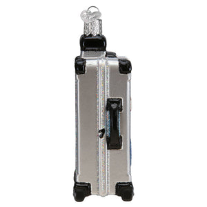 Rolling Suitcase Christmas Ornament