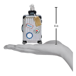 Rolling Suitcase Christmas Ornament