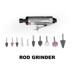 71 Piece Air Tool And Accessories Kit, Impact Wrench, Air Ratchet, Die Grinder, Aire Hammer, Hose Fittings, Storage Case - Black / Silver