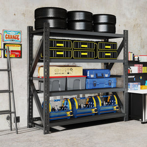 Heavy Duty 4 Shelf Garage Shelving Unit