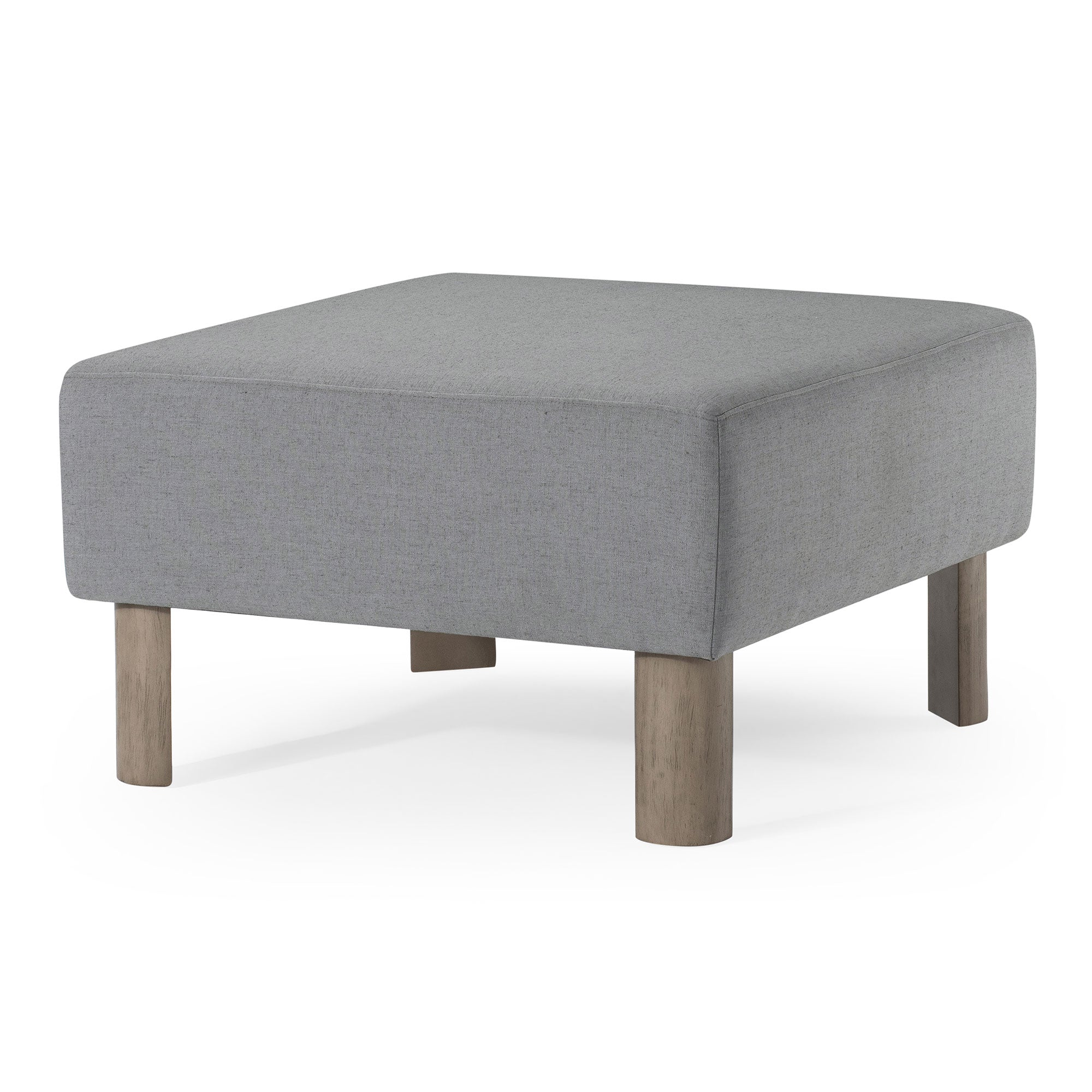 Maven-Lane-Lena-Contemporary-Upholstered-Ottoman-With-Refined-Grey-Wood-Finish-Ottomans-&-Poufs