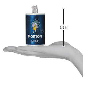 Morton Salt Canister Christmas Ornament