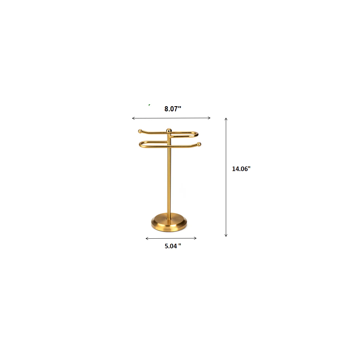 Classical S Design Fingertip Towel Holder