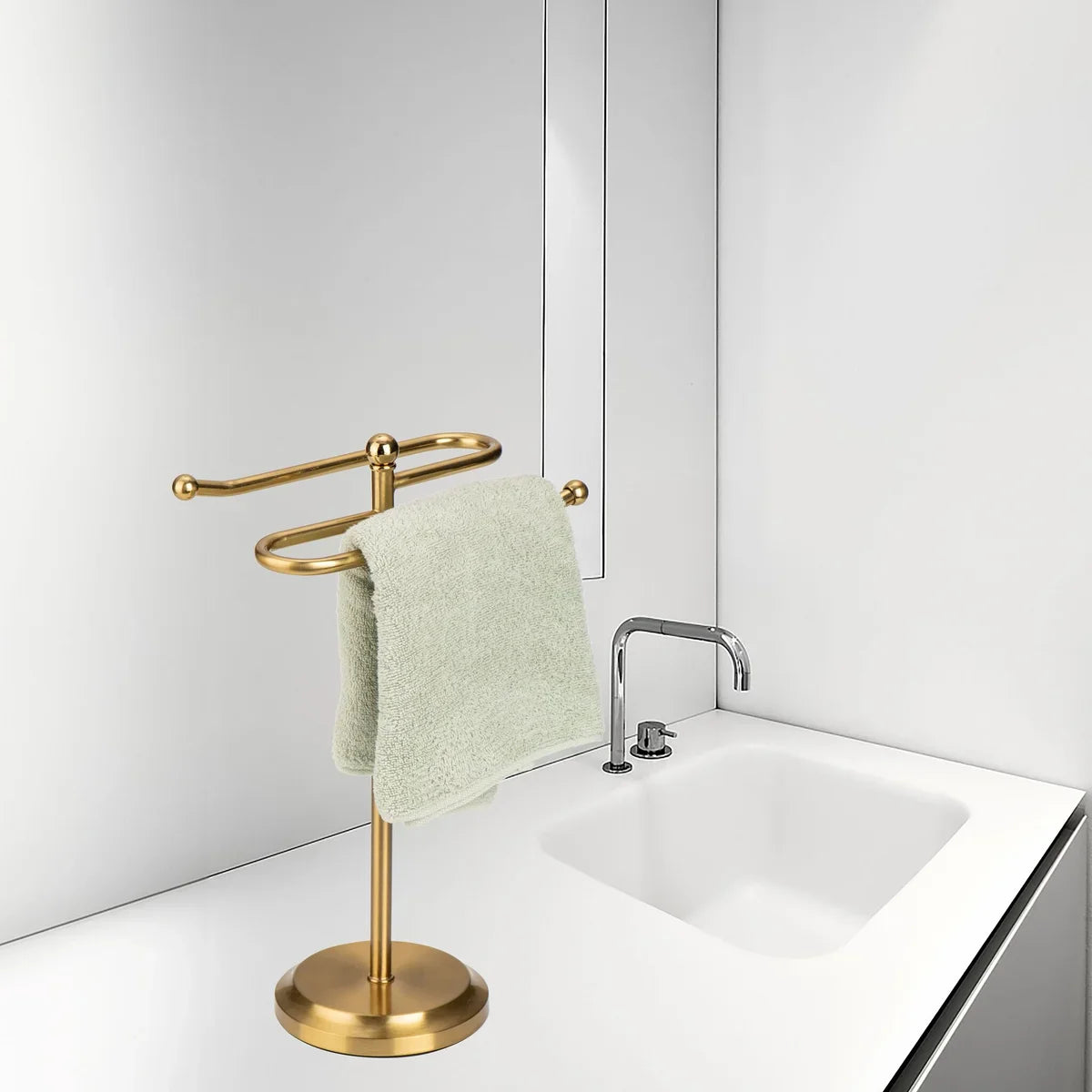 Classical S Design Fingertip Towel Holder
