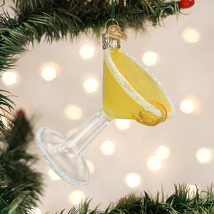 Lemon Drop Martini Ornament 3.5 x 3 x 2.5