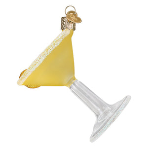Lemon Drop Martini Ornament 3.5 x 3 x 2.5