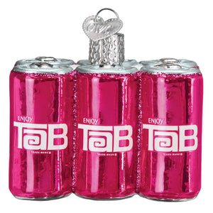 Tab Six Pack Christmas Ornament