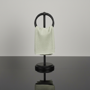 Classical Double Ring Design Fingertip Towel Holder