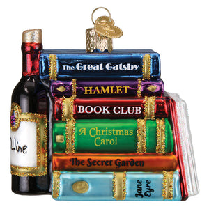 Book Club Christmas Ornament