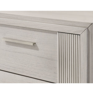 6 Drawer Storage Dresser Furniture - Antique White