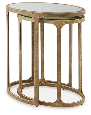 Irmaleigh - Accent Table Set (Set of 2) - Antique Black