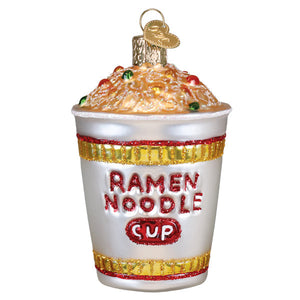 Ramen Noodle Cup Christmas Ornament