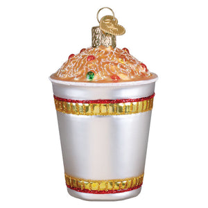 Ramen Noodle Cup Christmas Ornament