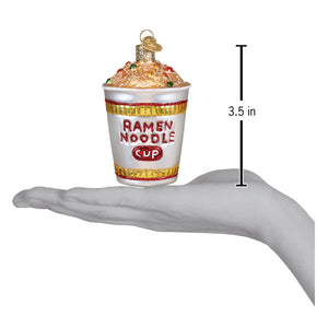 Ramen Noodle Cup Christmas Ornament