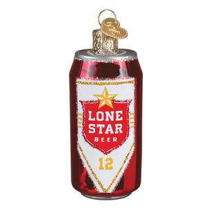 Lone Star Beer Can Christmas Ornament