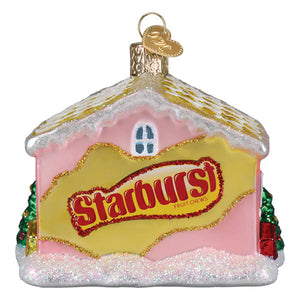 Starburst Cottage Christmas Ornament