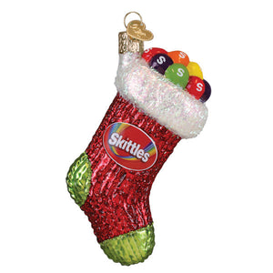 Skittles Stocking Christmas Ornament