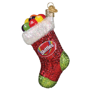 Skittles Stocking Christmas Ornament