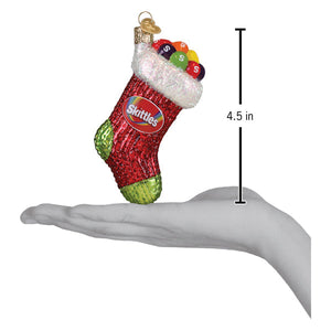 Skittles Stocking Christmas Ornament