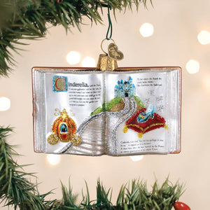 Cinderella Book Ornament by Old World Christmas