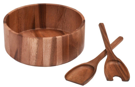 Large Salad Bowl with Servers - 327B3